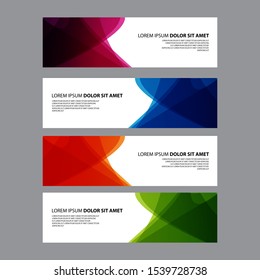 Vector Abstract design banner web template
