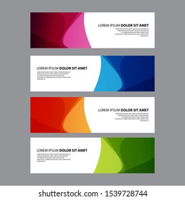 Vector Abstract design banner web template