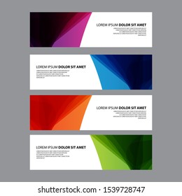 Vector Abstract design banner web template