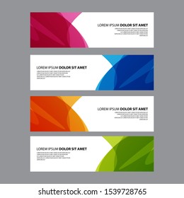 Vector Abstract design banner web template