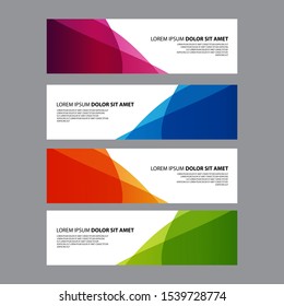 Vector Abstract design banner web template