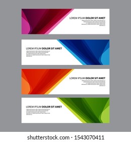 Vector Abstract design banner web template