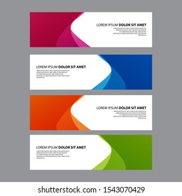 Vector Abstract design banner web template