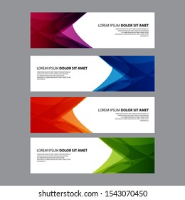 Vector Abstract design banner web template