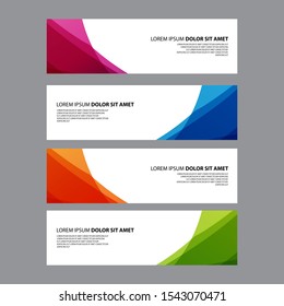 Vector Abstract design banner web template