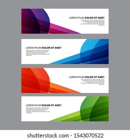 Vector Abstract design banner web template