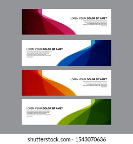 Vector Abstract design banner web template