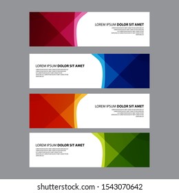 Vector Abstract design banner web template