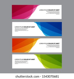 Vector Abstract design banner web template