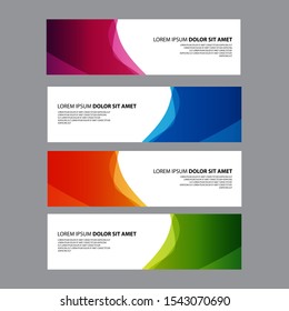 Vector Abstract design banner web template