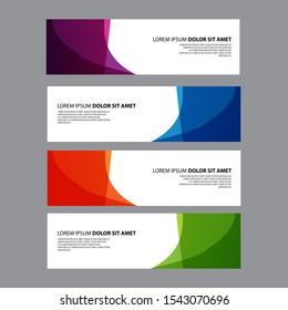 Vector Abstract design banner web template
