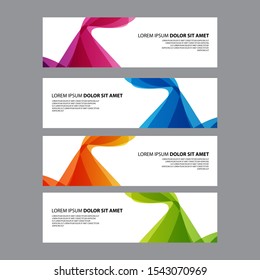 Vector Abstract design banner web template