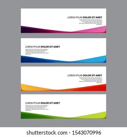Vector Abstract design banner web template