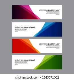 Vector Abstract design banner web template