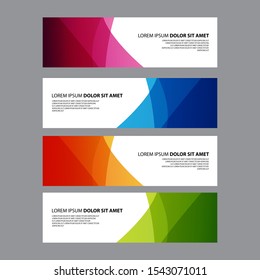 Vector Abstract design banner web template