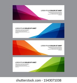 Vector Abstract design banner web template