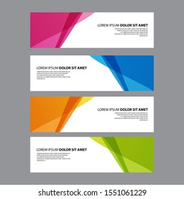Vector Abstract design banner web template