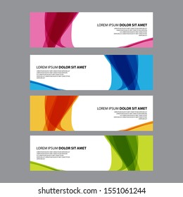 Vector Abstract design banner web template