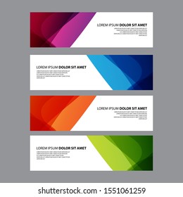 Vector Abstract design banner web template