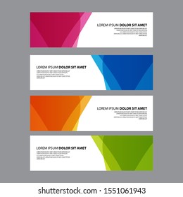 Vector Abstract design banner web template
