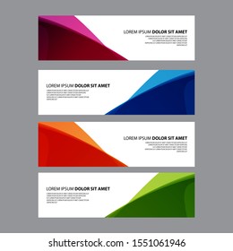 Vector Abstract design banner web template