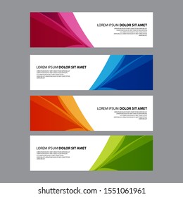 Vector Abstract design banner web template