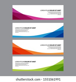 Vector Abstract design banner web template