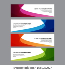 Vector Abstract design banner web template