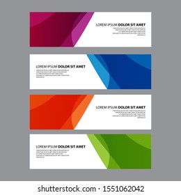 Vector Abstract design banner web template