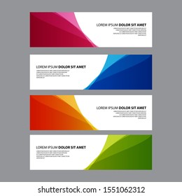 Vector Abstract design banner web template