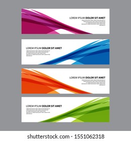 Vector Abstract design banner web template
