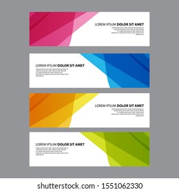 Vector Abstract design banner web template