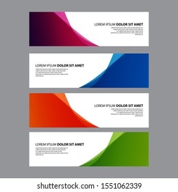 Vector Abstract design banner web template