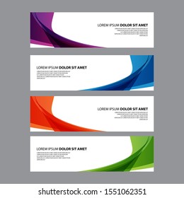 Vector Abstract design banner web template