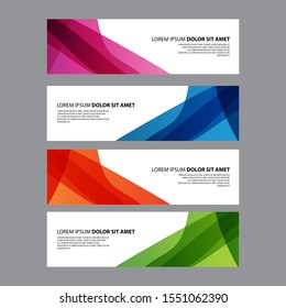 Vector Abstract design banner web template