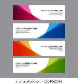 Vector Abstract design banner web template