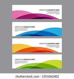 Vector Abstract design banner web template
