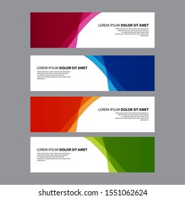Vector Abstract design banner web template