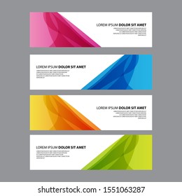 Vector Abstract design banner web template