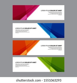 Vector Abstract design banner web template