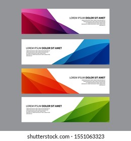 Vector Abstract design banner web template