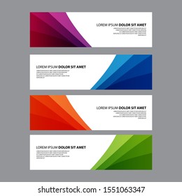 Vector Abstract design banner web template