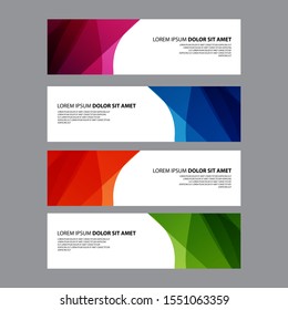 Vector Abstract design banner web template