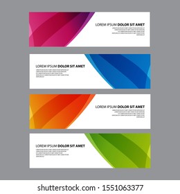 Vector Abstract design banner web template