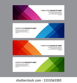 Vector Abstract design banner web template