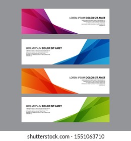 Vector Abstract design banner web template