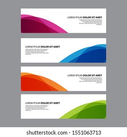 Vector Abstract design banner web template
