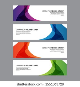 Vector Abstract design banner web template