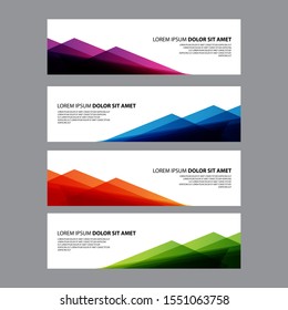 Vector Abstract design banner web template