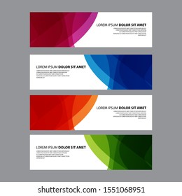 Vector Abstract design banner web template